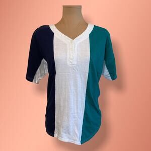 Vintage LA Gold 90’s color block shirt size large